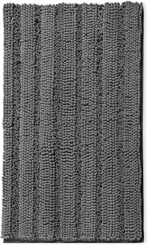 Vista 12 de Clara Clark Tapetes para baño de felpilla, tapetes de baño de felpa ultra suaves, lavables a máquina, con parte trasera antideslizante, 44 x 26 Negro