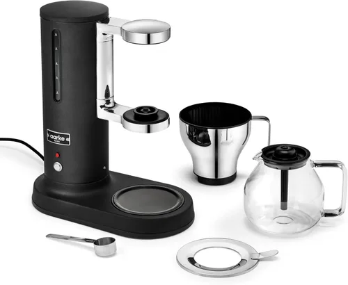 Vista 2 de Cafetera aarke - Eléctrica de 10 tazas / 42 fl oz con goteo y parada automática, jarra de vidrio, prepara una olla completa en menos de 6 minutos