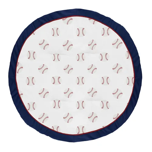 Vista 10 de Sweet Jojo Designs Tapete de juego deportivo para niño, tapete de juego para bebé, actividad de boca abajo, tapete de juego infantil para parque
