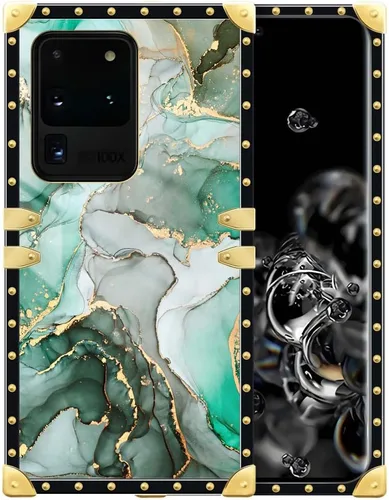 Vista 61 de Funda compatible con Samsung Galaxy S10 4G, TPU suave de lujo y parte trasera de policarbonato duro para niñas y mujeres, funda protectora a prueba