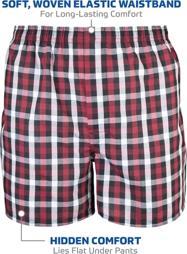 Vista 2 de Gildan - Calzoncillos tipo bóxer para hombre, paquete múltiple