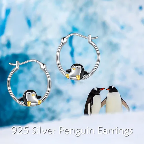 Vista 5 de VONALA Aretes de aro pequeños de plata de ley 925, lindos regalos de cumpleaños para mujer
