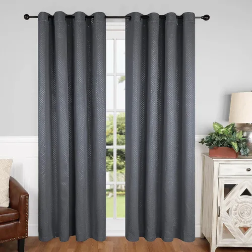 Vista 10 de Superior Cortinas opacas, oscurecimiento de la habitación para dormitorio, sala de estar, bloqueo solar, térmicas, estilo moderno, cabecera