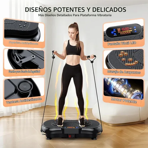 Vista 8 de PBYRD Vibration Plate Exercise Machine for Lymphatic Drainage Weight Loss