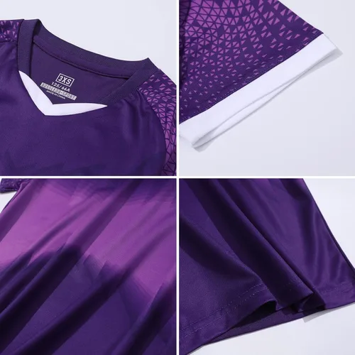 Vista 7 de LUCKYLUAN Conjunto de calcetines y pantalones cortos de fútbol para niños, uniforme deportivo de fútbol para niños y niñas