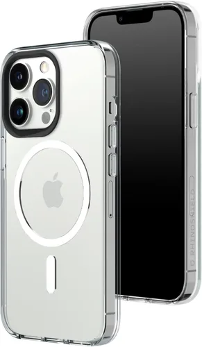 Vista 7 de RhinoShield - Funda transparente para iPhone 13 Pro Anti-amarilleo, transparente, de alta claridad, a prueba de golpes, protección contra caídas