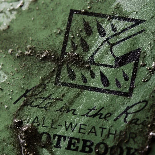 Vista 11 de Rite in the Rain Cuaderno de espiral superior resistente a la intemperie, 4 x 6 pulgadas, cubierta verde, patrón universal, paquete de 6