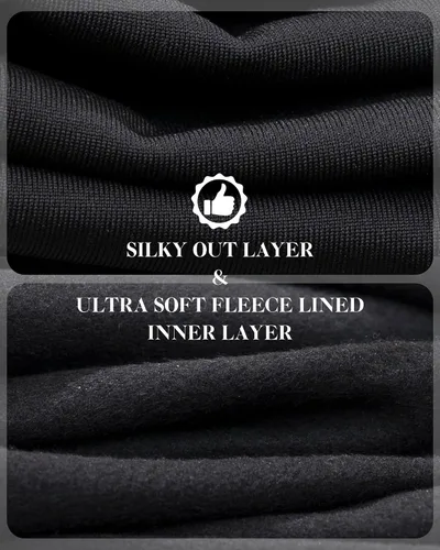 Vista 4 de Ropa interior térmica para hombre, Long Johns con forro polar, térmicas, parte superior inferior, capa base para clima frío