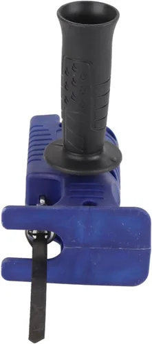Vista 5 de Sierra recíproca inalámbrica de iones de litio con mango ergonómico y 3 cuchillas para poda, madera, plástico, ramas de corte de metal y proyectos