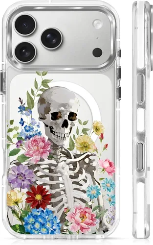 Vista 53 de Funda para iPhone 13/14 [compatible con Magsafe], funda magnética transparente de silicona a prueba de golpes con patrón de versículos de la Biblia