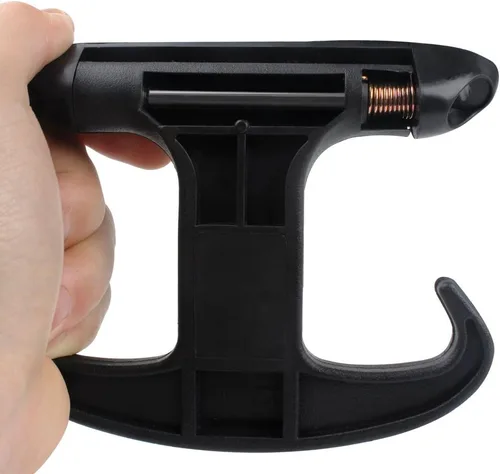 Vista 2 de Organizador de coche portátil bolsa gancho tronco carga suspensión negro coche titular ABS Car-styling para VW Volkswagen Passat B6 Audi A4
