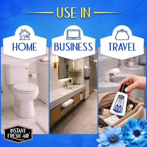 Vista 6 de Priventi - Spray para inodoro y baño eliminador de olores para hombres, hasta 120 usos, eliminación de olores de tamaño de viaje para #2 - Para