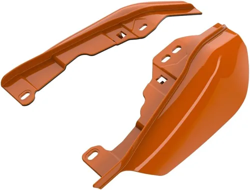 Vista 4 de Advanblack Deflectores de aire de marco medio RG 2024 compatibles con Harley Touring Street Glide, Road King, Electra Glide, 2009-2025 (naranja baya)