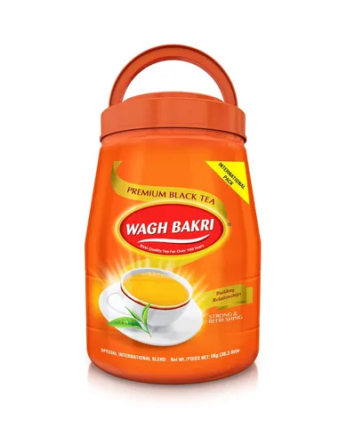 Vista 8 de Mezcla de té internacional Wagh Bakri, calidad superior, 2 libras