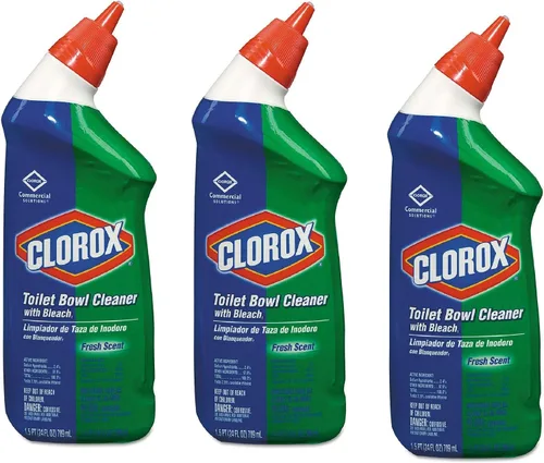 Vista 16 de Clorox Limpiador de inodoro con blanqueador, limpiador de lluvia, 24 onzas