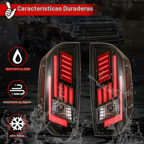 Vista 3 de Nixon Offroad Luces traseras para Toyota Tundra 2014 2015 2016 2017 2018 2019 2020 2021 Luces traseras LED Luces traseras Conjunto de luces traseras