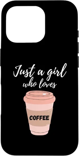 Vista 20 de Just A Girl Who Loves Coffee Funny Java Lover Design Cute Case for iPhone 16