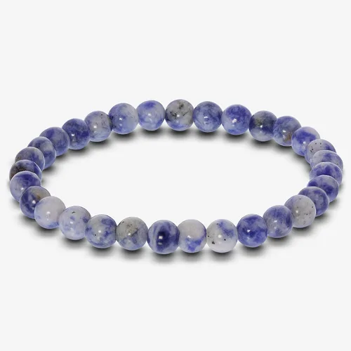 Vista 404 de Gem Avenue Handmade Round Bead Stretch Bracelet Unisex Natural Stone Beaded Jewelry for Men & Women, Elastic Wristband for Daily Wear
