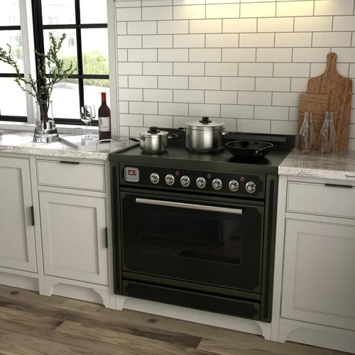 Vista 4 de Goldenwarm - Paquete de 10 tiradores negros de 2-1/2 pulgadas con borde de dedo, tiradores para cajones de cocina, color negro mate, manijas