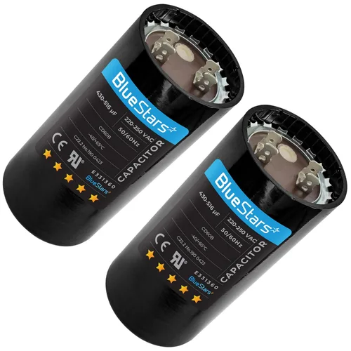 Vista 14 de BlueStars - Condensador de arranque de motor MFD 220-250V 216-259 uF