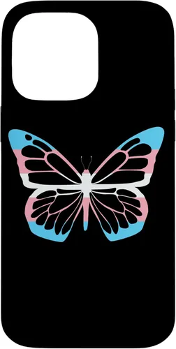 Vista 21 de Funda para iPhone 13 Pro Max Transgénero Mariposa Igualdad Transexual Bandera Trans Pride