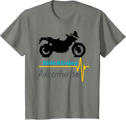Vista 84 de Camiseta Moto Shirt V-Strom, gris, S Gris Oscuro