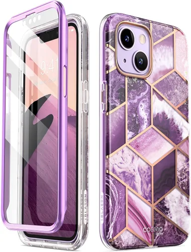 Vista 12 de i-Blason Cosmo - Funda para iPhone 14/13 con protector de pantalla integrado, funda protectora delgada de cuerpo completo para iPhone 14/13 de 6.1