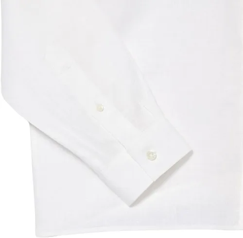 Vista 7 de Lacoste Camisa casual de lino de ajuste regular para hombre