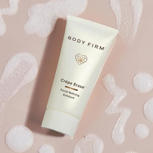 Vista 5 de BODY FIRM Exfoliante facial refinador de borrado de crepé, cuidado de la piel antienvejecimiento, lavado facial exfoliante con exfoliantes suaves