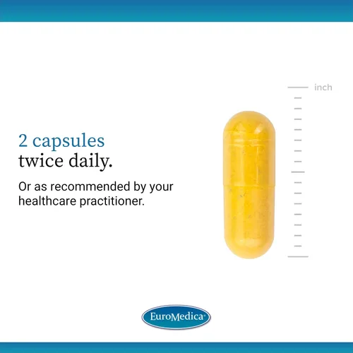Vista 4 de Euromedica Complejo nervioso - 60 cápsulas - Apoya la función nerviosa saludable - Mezcla de vitaminas, aminoácidos y hierbas - Apoya la circulación