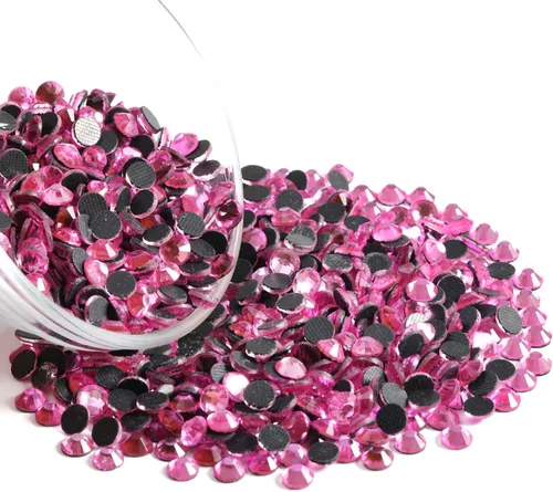 Vista 122 de 6000 PIEZAS Diamantes de Imitación Hotfix a Granel, Diamantes Naranja para Manualidades y Ropa, Diamantes de Imitación para Decoración DIY, SS10