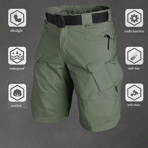 Vista 3 de AUTIWITUA Pantalones cortos cargo para hombre