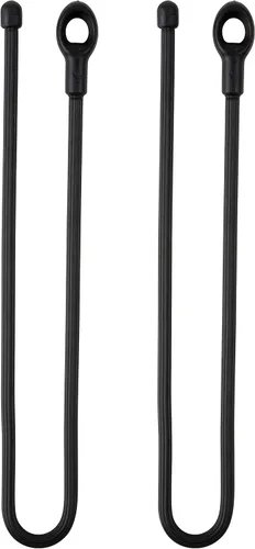 Vista 15 de Nite IZE Gear Tie Loopable, el original lazo de goma reutilizable con lazo integrado resistente, 12 pulgadas, negro, paquete de 2, fabricado