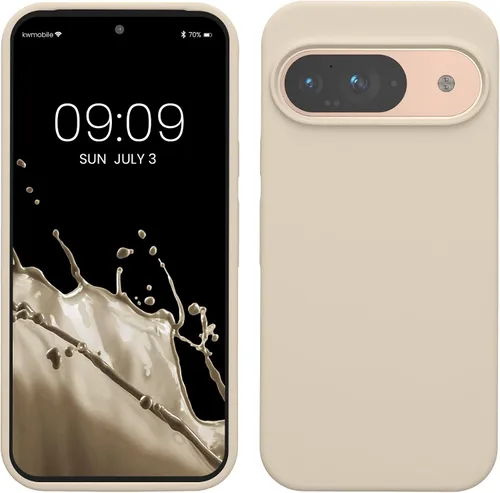 Vista 58 de kwmobile Funda Compatible con Google Pixel 6 Pro - Funda de Teléfono de Silicona TPU con Acabado Suave - Azul Caribe