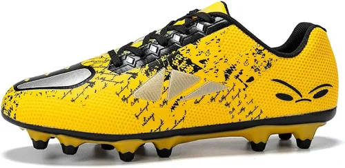 Vista 2 de VAXAV Tenis unisex con tachuelas largas, zapatos de fútbol FG