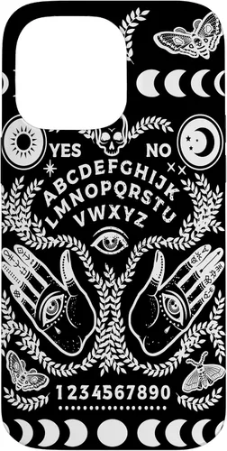 Vista 21 de Ouija Talking Spirit Board Gothic Witchy Funda de manos para iPhone 17