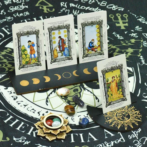 Vista 6 de Knana - Juego de 10 portatarjetas de tarot, accesorios para tarot
