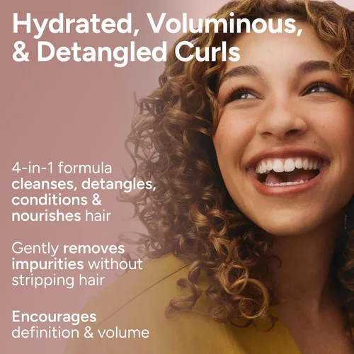 Vista 7 de Ouidad Curl Shaper Double Duty Cleansing Conditioner - Weightless Formula for Loose Curls & Waves, Use Daily Or As A Co-Wash, Encourage Definition