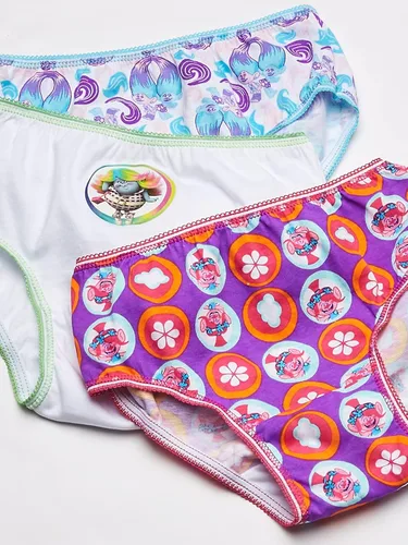 Vista 3 de Universal Nutrition Girls' Trolls Underwear Multipacks