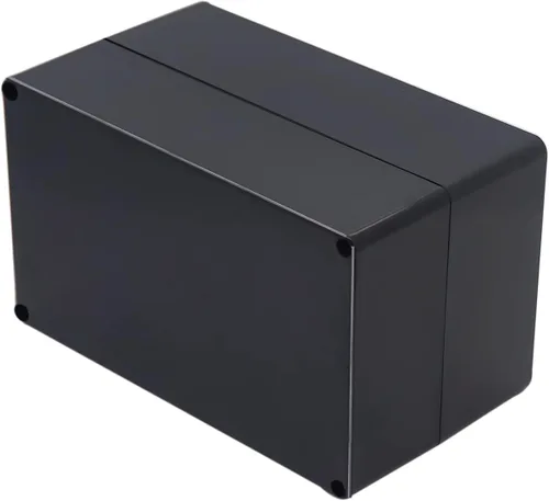 Vista 17 de Caja de proyecto IP65 Caja de conexiones impermeable ABS cajas eléctricas negras para bricolaje, Estuche electrónico para proyectos de energía, Caja