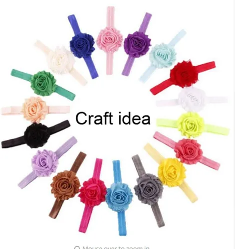 Vista 6 de yycraft Pack de Flores de estrás de 2 pulgadas con perla para manualidades.
