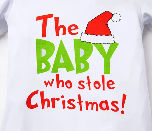 Vista 3 de HZXVic Conjunto de ropa de Navidad para niño pequeño, camiseta de manga larga, pantalones deportivos, 2 piezas, camisetas y pantalones para bebé