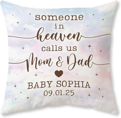 Vista 13 de Hyturtle Almohada conmemorativa personalizada para bebé (bebé conmemorativo 1)