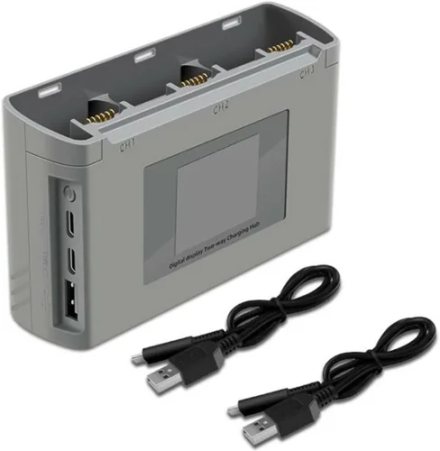 Vista 2 de Cargador de batería de drone Hub bidireccional Carga inteligente para DJI Mini 2/Mini SE