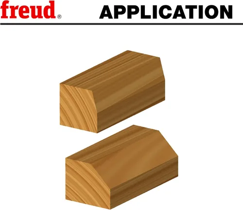 Vista 6 de Freud 40-094 broca biseladora de 7/8 x 1 pulgada con ángulo de 11-1/4 (vástago de 1/2 pulgada)