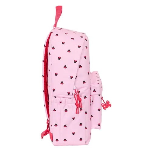 Vista 3 de Mochila Escolar Minnie Mouse Naive Rosa 31 x 43 x 13 cm