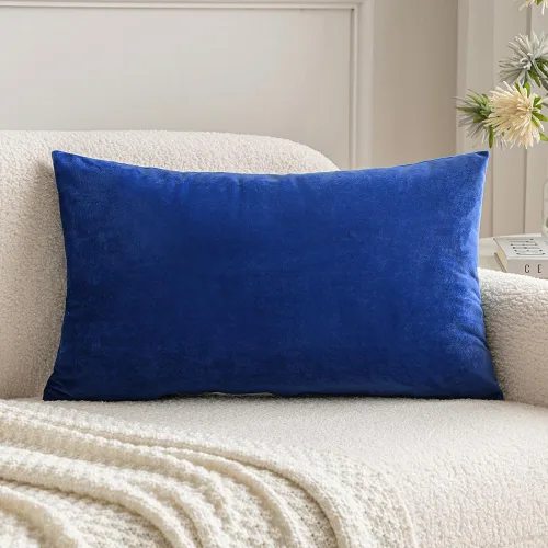 Vista 24 de MIULEE - Funda de almohada de terciopelo suave de lujo decorativa, funda de cojín rectangular única para sofá de primavera, dormitorio, automóvil