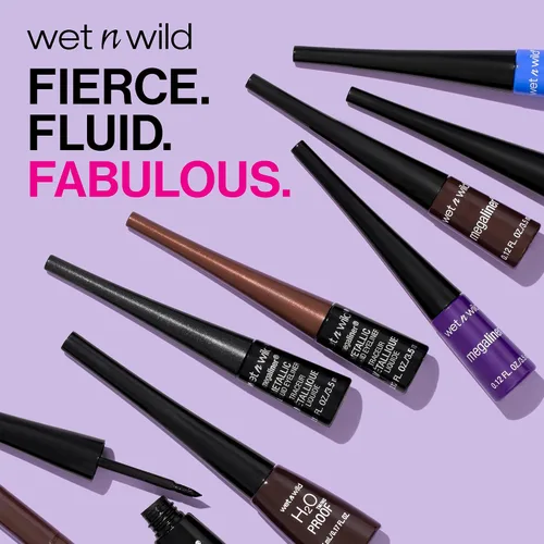 Vista 2 de wet n wild MegaLiner - Delineador de ojos líquido - Negro