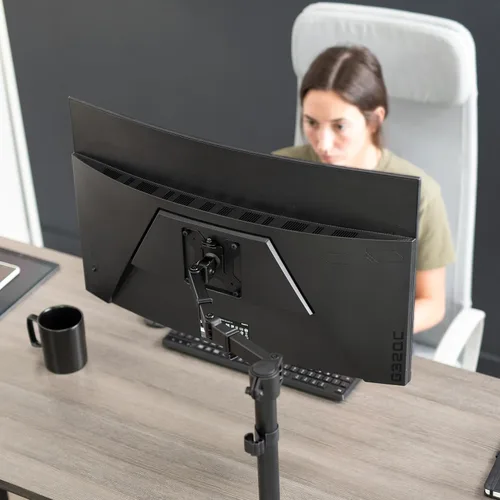 Vista 9 de Soporte de escritorio VIVO para un monitor LCD, para 1 pantalla de hasta 27 pulgadas