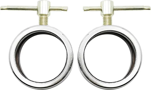 Vista 7 de Collares de bloqueo de barra olímpica, 2 piezas, se adapta a abrazaderas de tornillo de barra olímpica de 2 pulgadas, adecuado para entrenamiento
